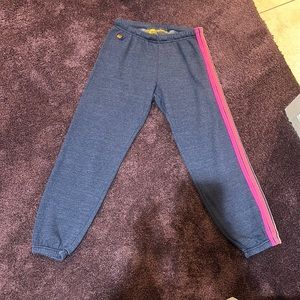 Aviator nation size large with stripe down side